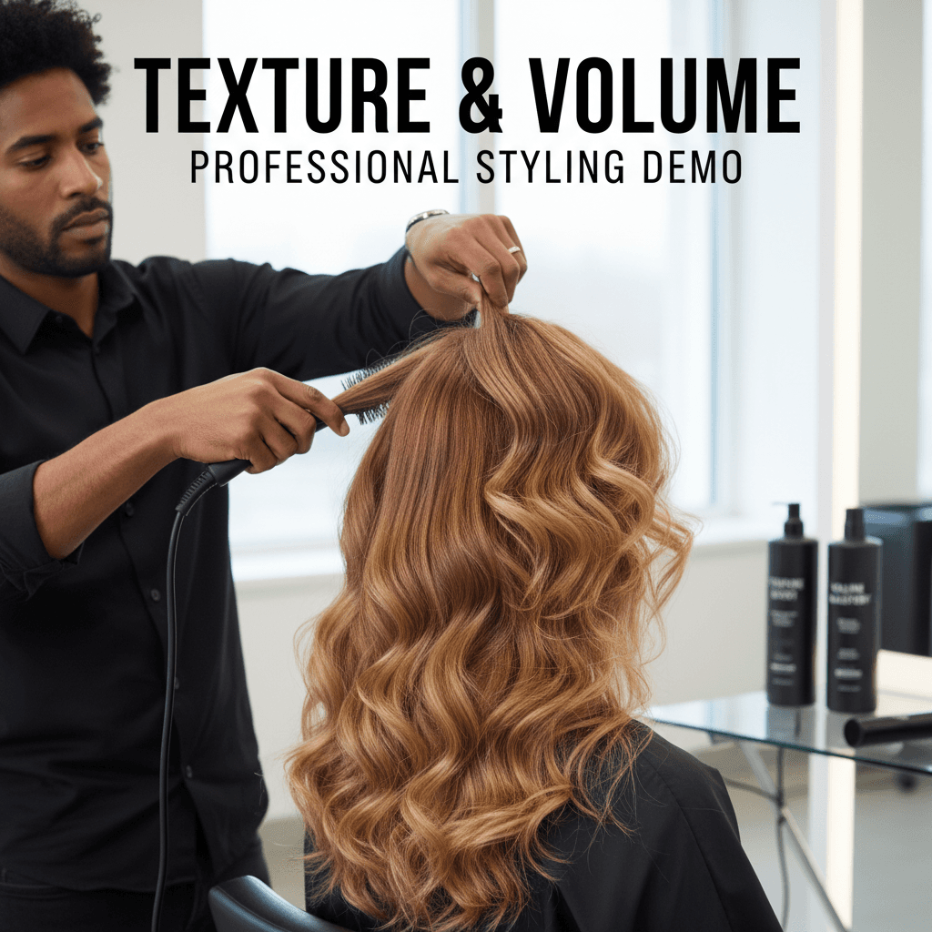 Custom hair styling work