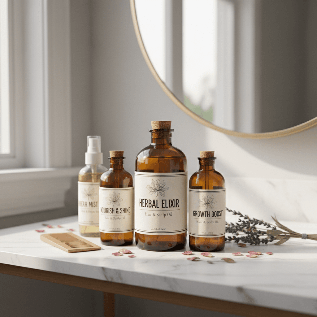 Beauty By Davesha hair care products and oils